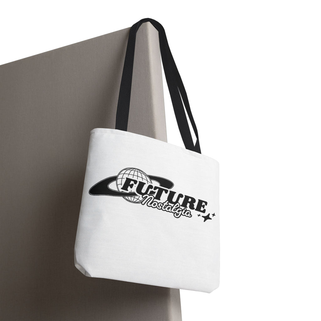 Futuristic Nostalgia Tote Bag, Trendy Reusable Shoulder Bag, Eco-Friendly Everyday Tote, Gift Idea for Travelers, Unique Fashion Accessory