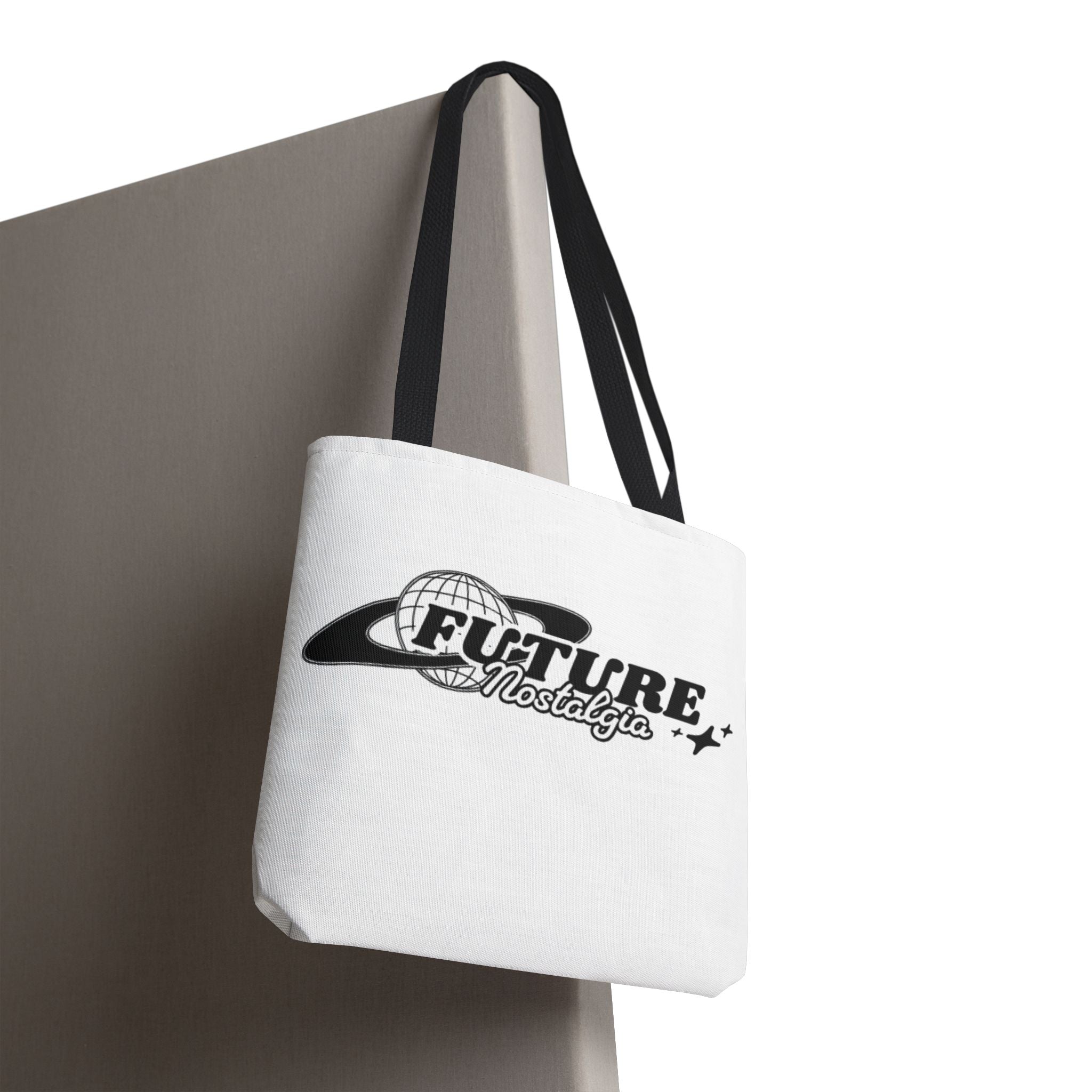 Futuristic Nostalgia Tote Bag, Trendy Reusable Shoulder Bag, Eco-Friendly Everyday Tote, Gift Idea for Travelers, Unique Fashion Accessory