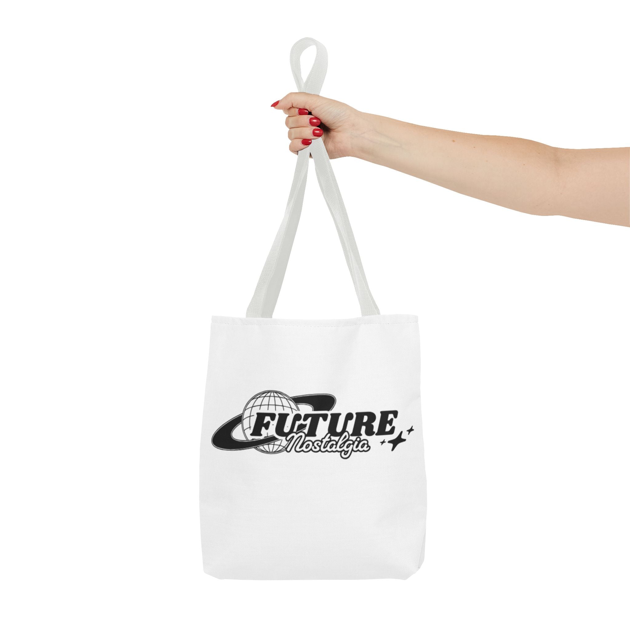 Futuristic Nostalgia Tote Bag, Trendy Reusable Shoulder Bag, Eco-Friendly Everyday Tote, Gift Idea for Travelers, Unique Fashion Accessory