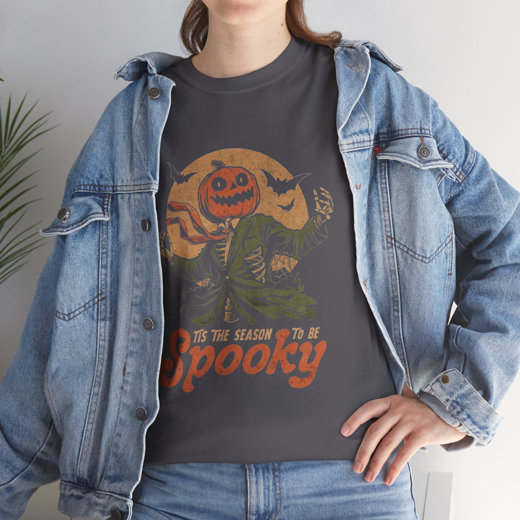 Spooky Halloween Unisex Tee, Fall Shirt, Pumpkin Graphic Tee, Halloween Costume, Seasonal Clothing