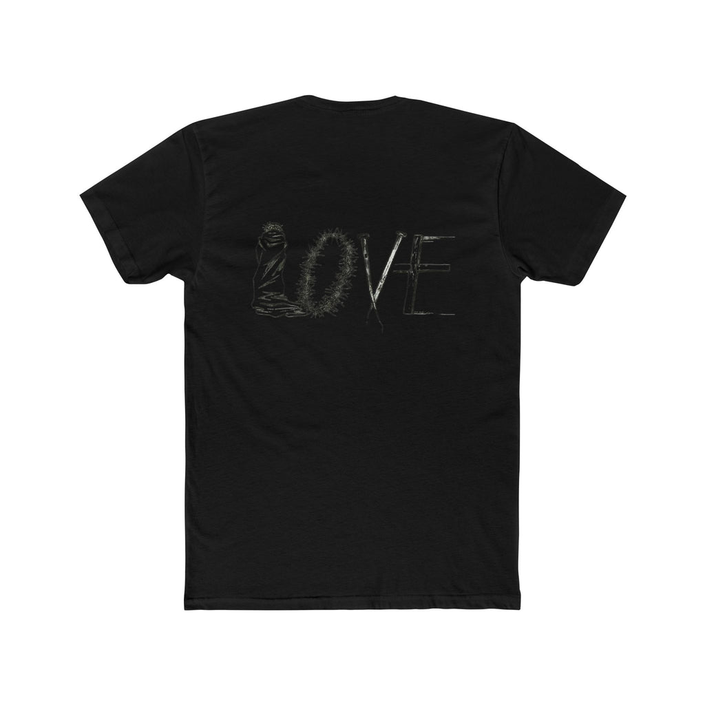 Love Graphic Unisex Cotton Crew Tee, Casual Wear, Gift for Him or Her, Valentine’s Day, Everyday Comfort, Positive Vibes, Trendy Style