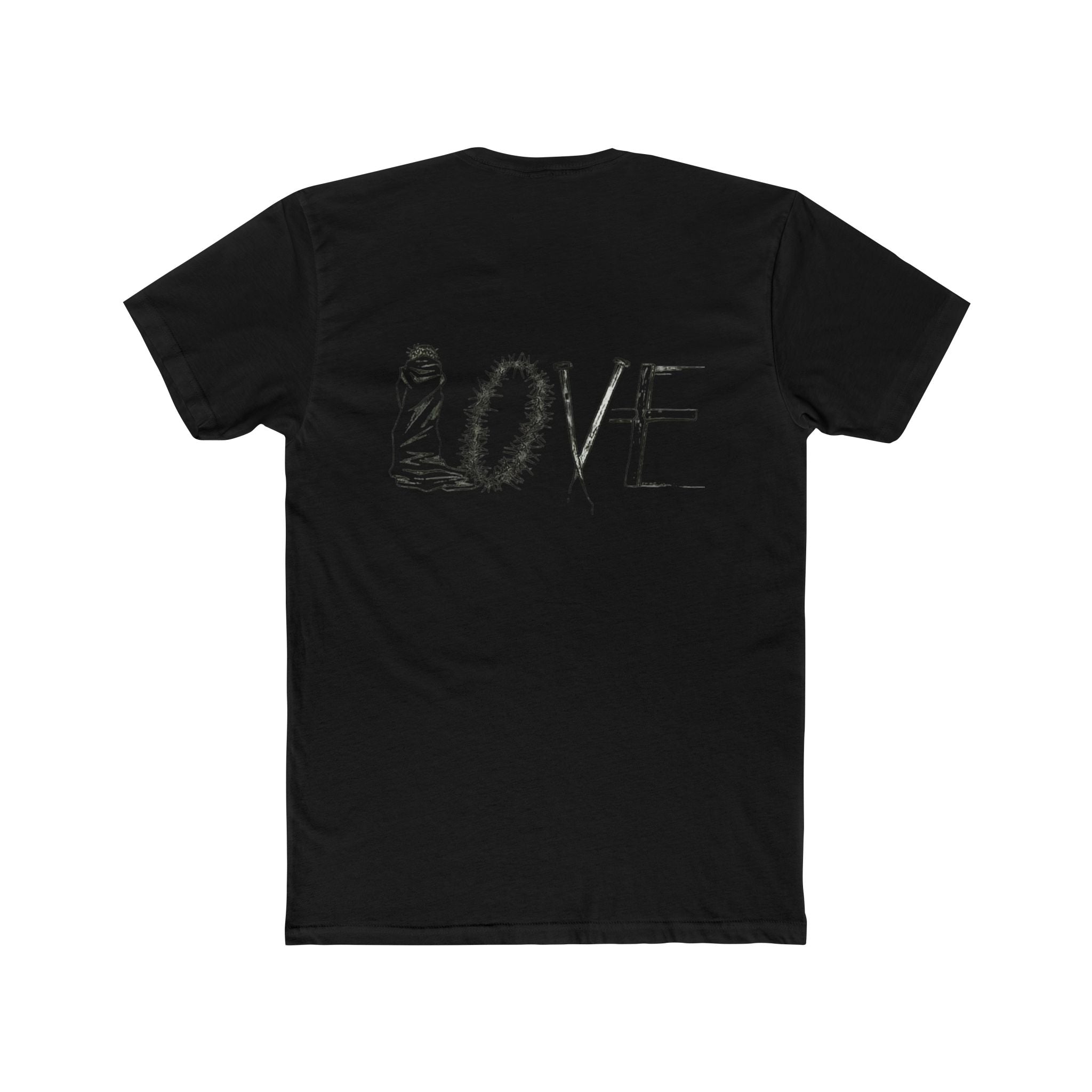Love Graphic Unisex Cotton Crew Tee, Casual Wear, Gift for Him or Her, Valentine’s Day, Everyday Comfort, Positive Vibes, Trendy Style