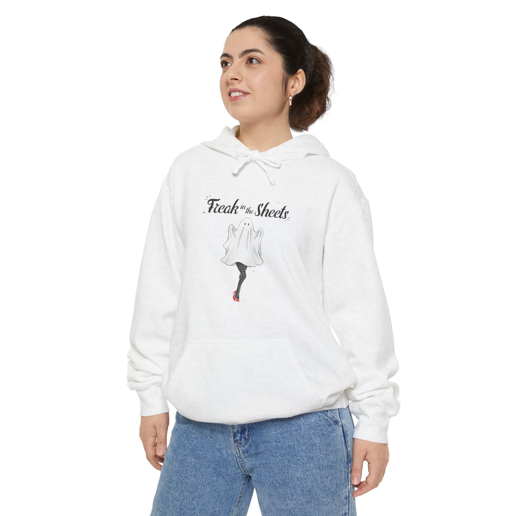 Funny Freakin' Sheets Hoodie, Unisex Pullover, Cozy Sweatshirt, Gift for Sleep Lovers, Casual Wardrobe Essential