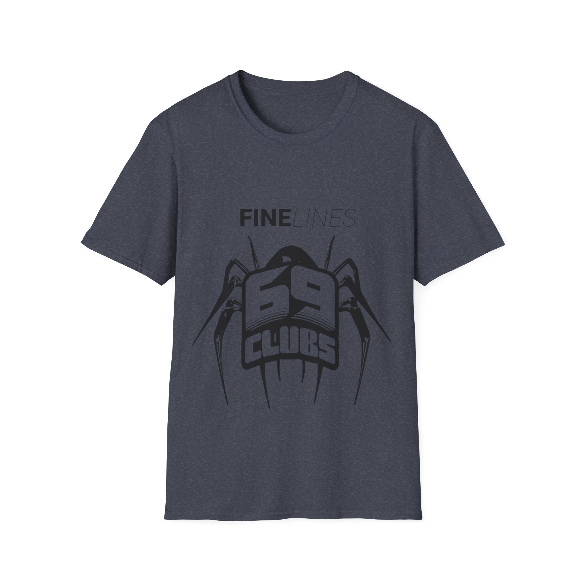 Unisex Softstyle T-Shirt with Spider Design | Casual Wear, Graphic Tee, Gift for Halloween, Unisex Apparel, Comfortable Fashion