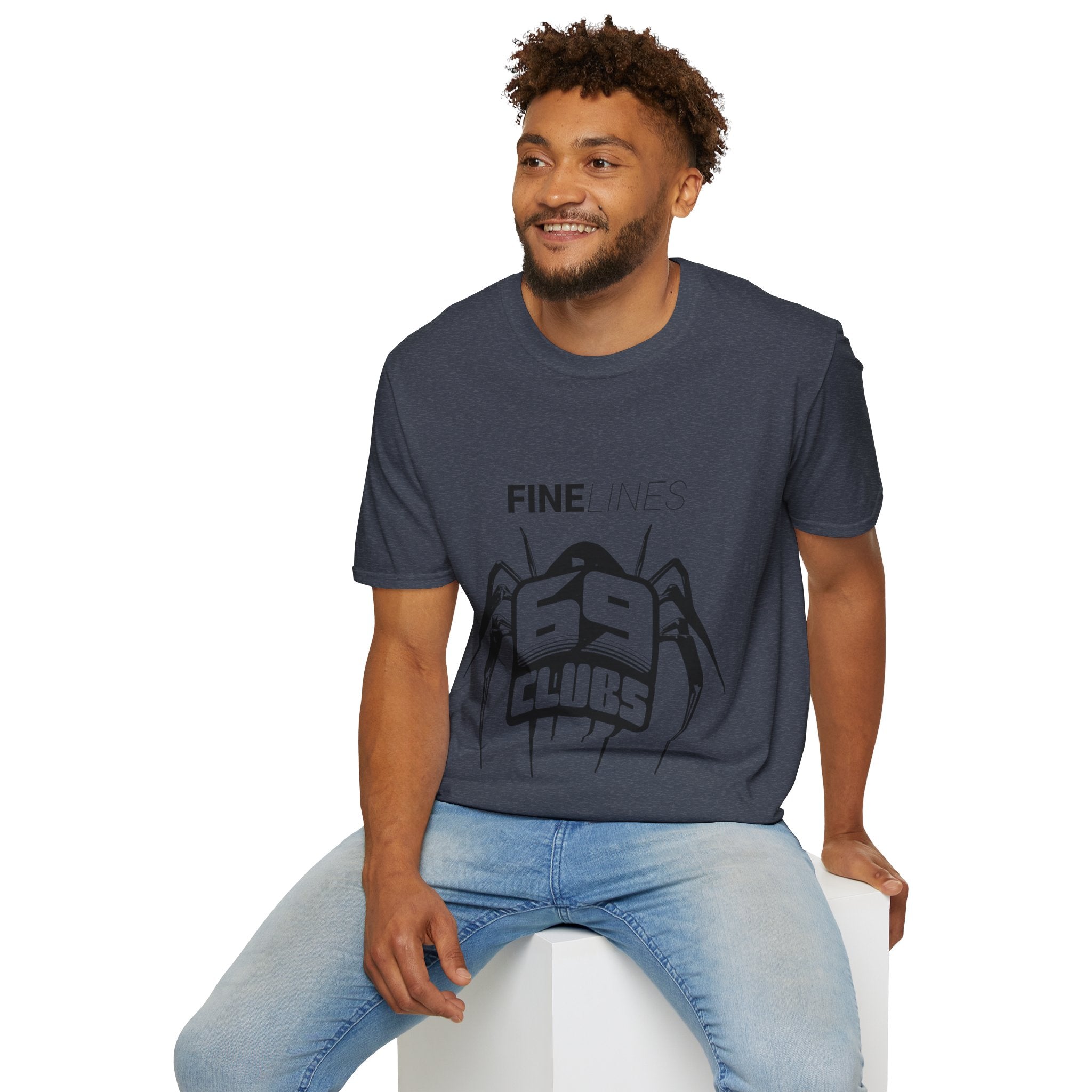 Unisex Softstyle T-Shirt with Spider Design | Casual Wear, Graphic Tee, Gift for Halloween, Unisex Apparel, Comfortable Fashion