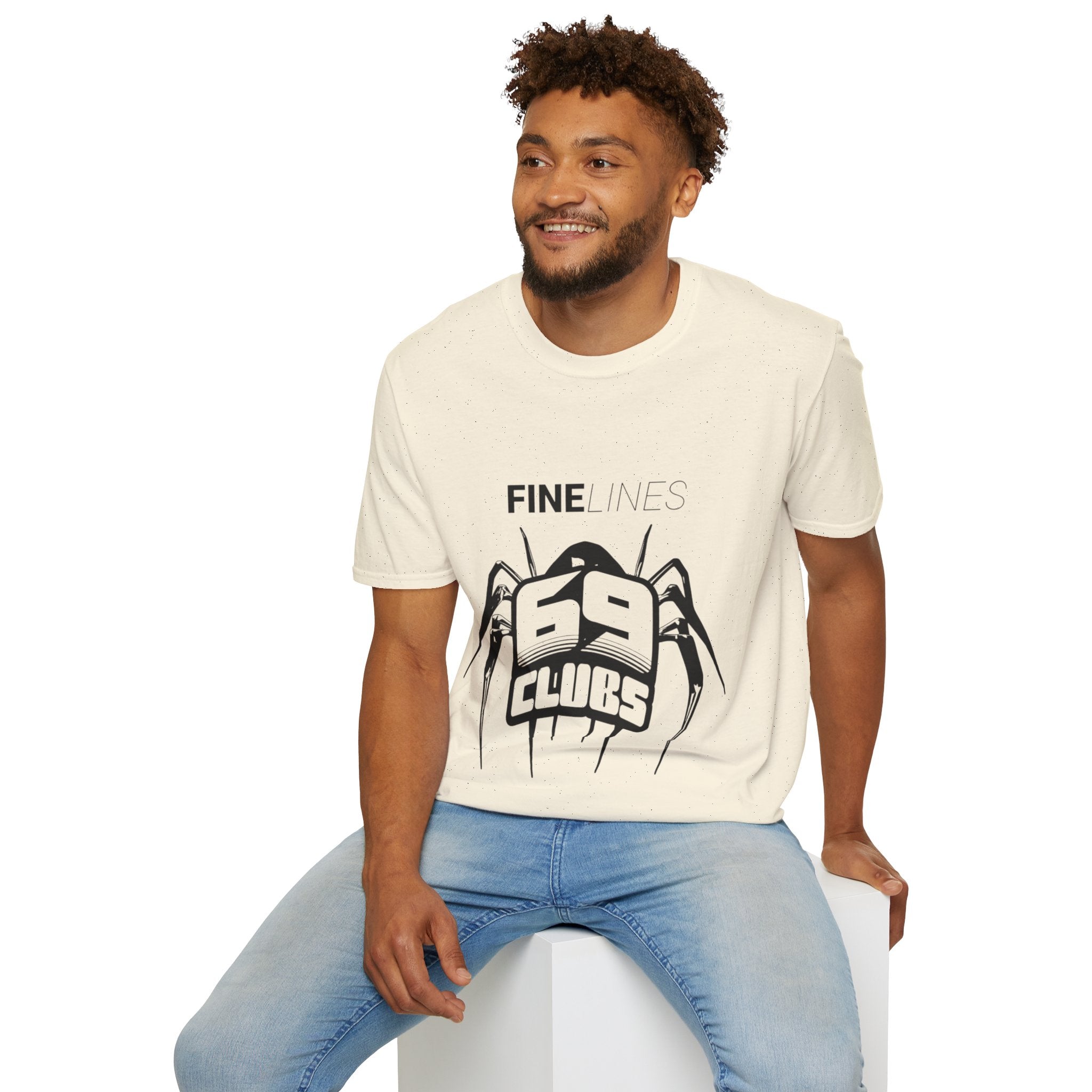 Unisex Softstyle T-Shirt with Spider Design | Casual Wear, Graphic Tee, Gift for Halloween, Unisex Apparel, Comfortable Fashion