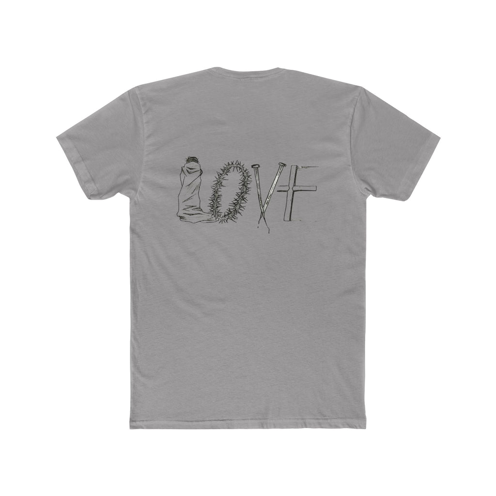Love Graphic Unisex Cotton Crew Tee, Casual Wear, Gift for Him or Her, Valentine’s Day, Everyday Comfort, Positive Vibes, Trendy Style