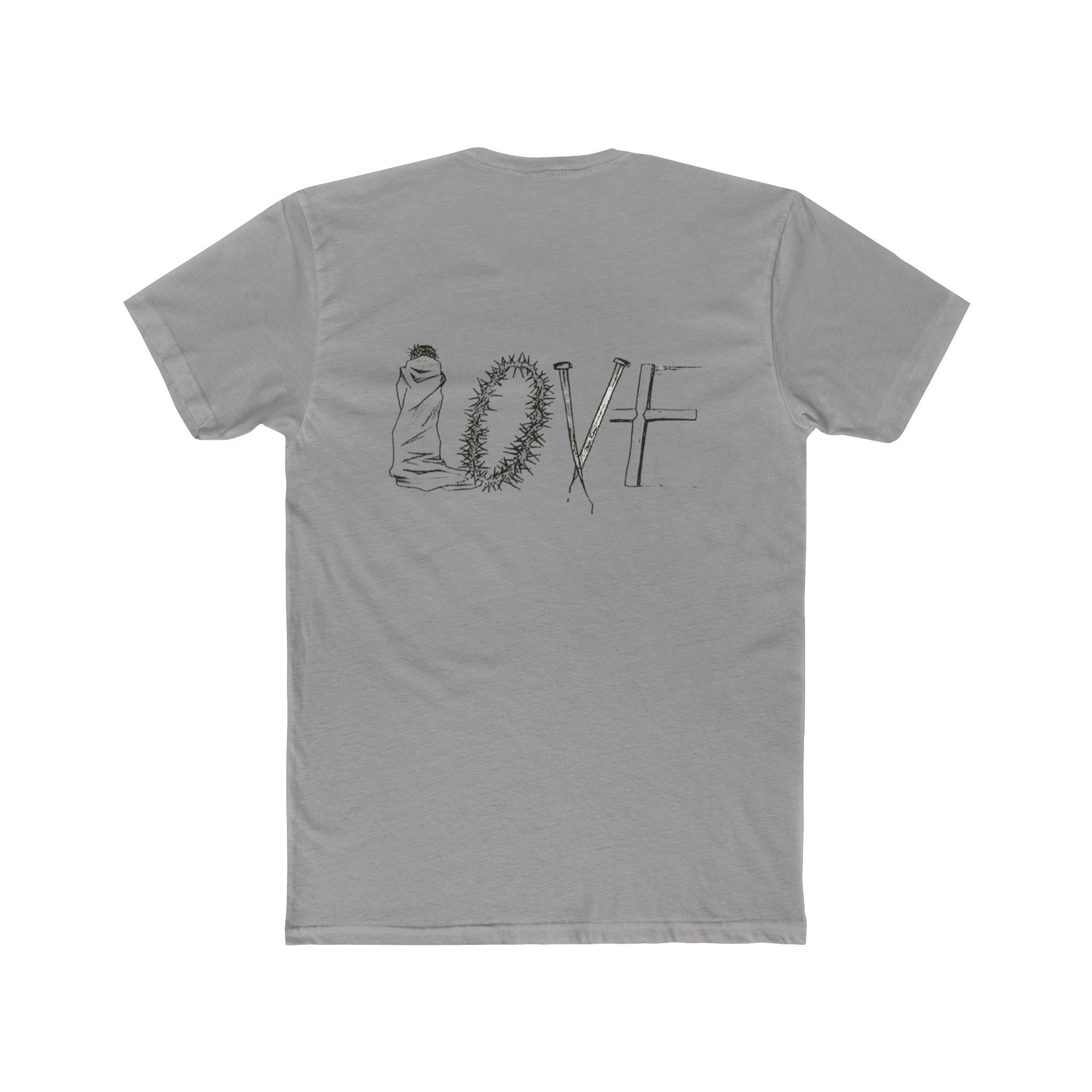 Love Graphic Unisex Cotton Crew Tee, Casual Wear, Gift for Him or Her, Valentine’s Day, Everyday Comfort, Positive Vibes, Trendy Style