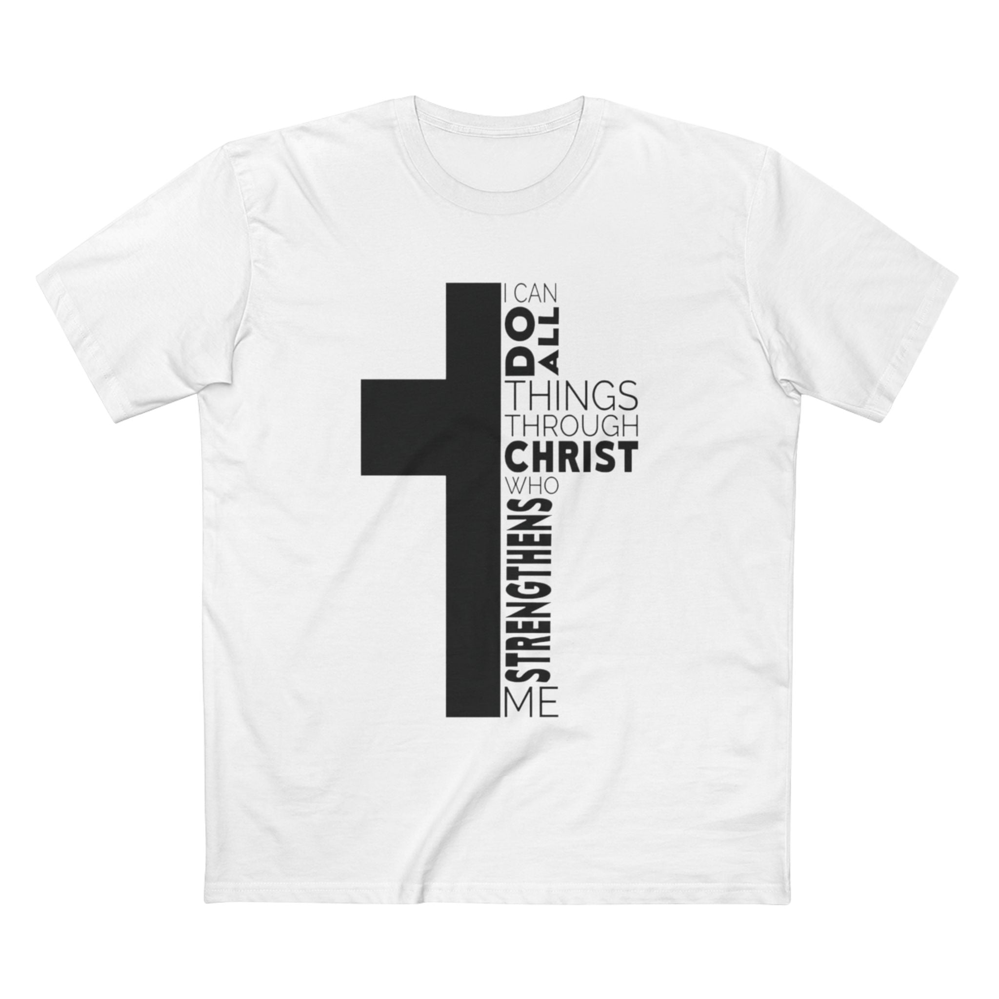 Faith-Inspired Adult Staple Tee, Christian T-Shirt, Inspirational Shirt, Religious Apparel, Motivational Gift, Everyday Wear