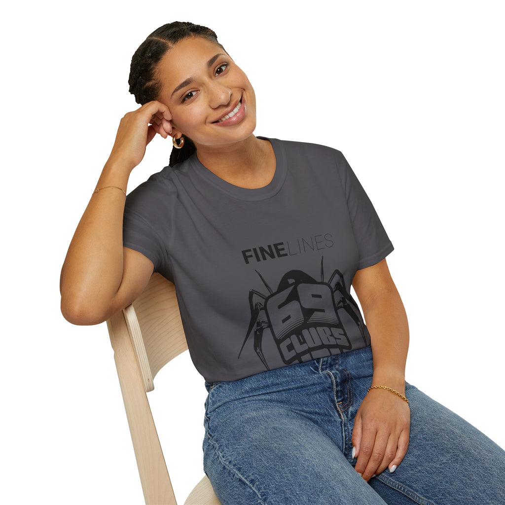 Unisex Softstyle T-Shirt with Spider Design | Casual Wear, Graphic Tee, Gift for Halloween, Unisex Apparel, Comfortable Fashion