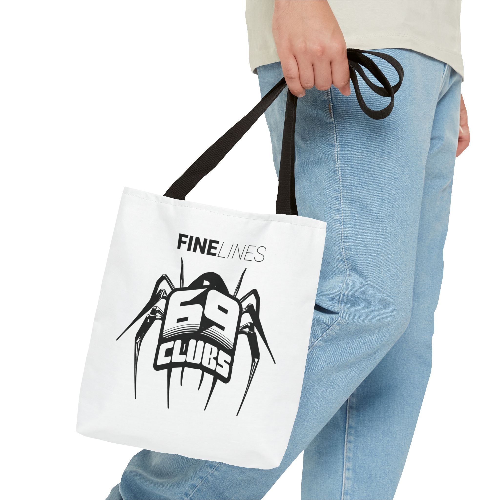 Stylish Tote Bag with 69 Clubs Design, Perfect for Everyday Use, Beach, Shopping, School, and Gifting