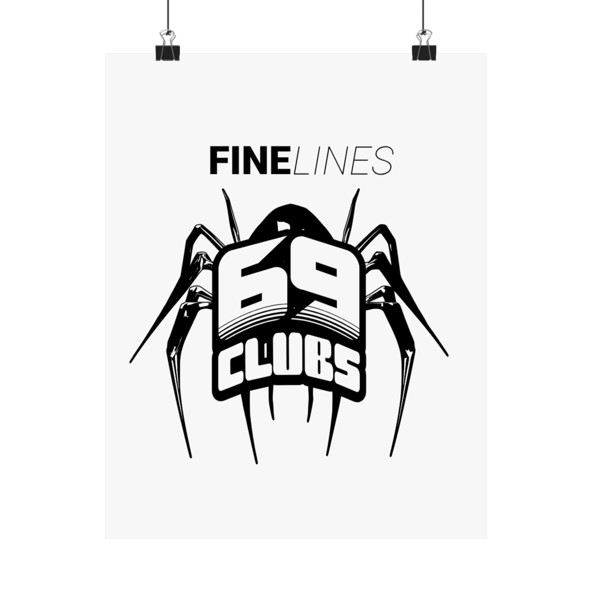 Stylish Satin Poster, Modern Wall Art, Home Decor, Unique Gift, Street Art, Hip Hop Aesthetic, Spider Design