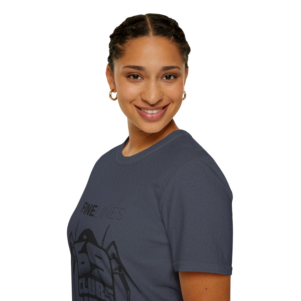 Unisex Softstyle T-Shirt with Spider Design | Casual Wear, Graphic Tee, Gift for Halloween, Unisex Apparel, Comfortable Fashion