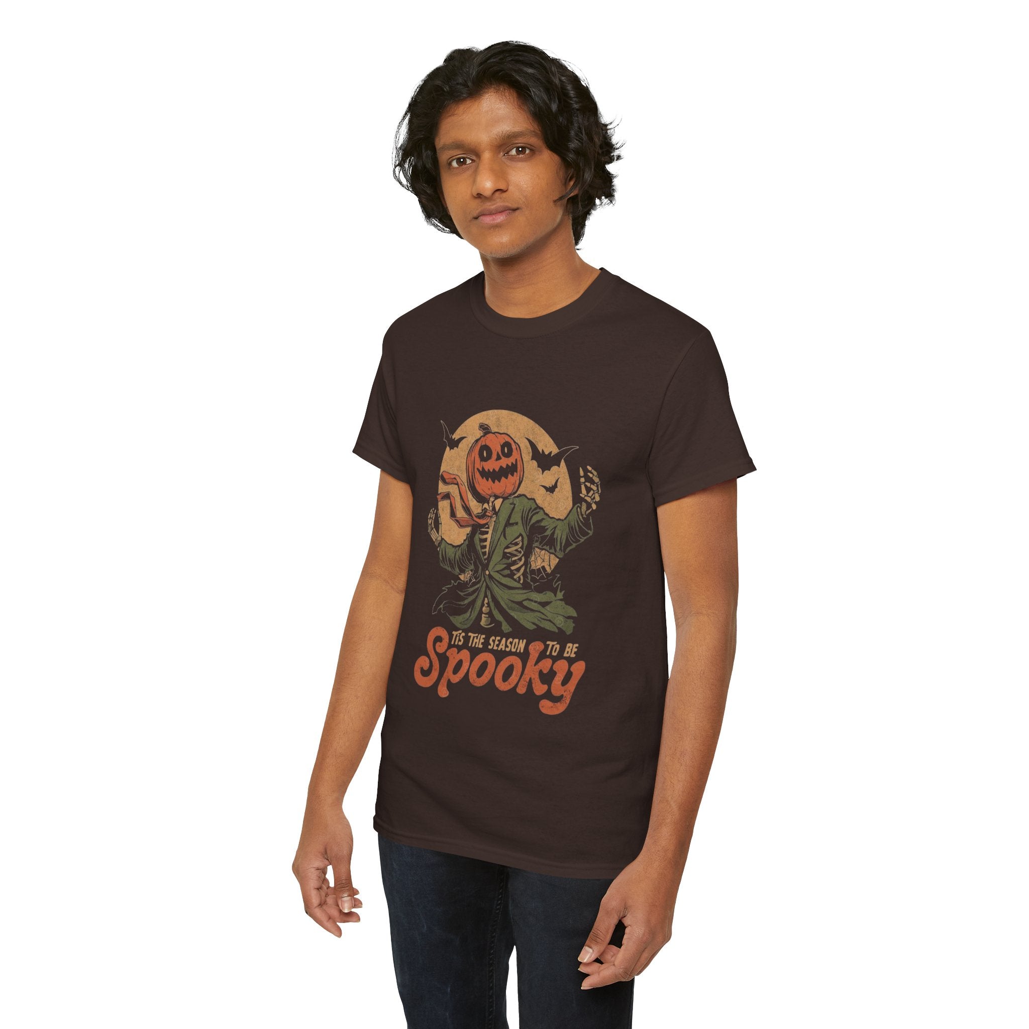 Spooky Halloween Unisex Tee, Fall Shirt, Pumpkin Graphic Tee, Halloween Costume, Seasonal Clothing