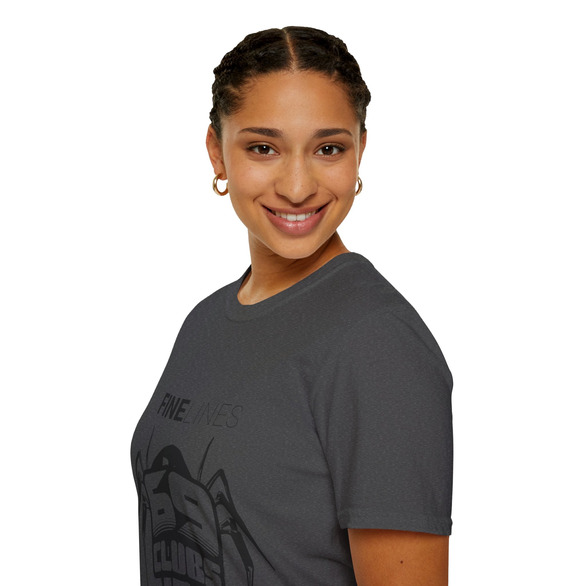 Unisex Softstyle T-Shirt with Spider Design | Casual Wear, Graphic Tee, Gift for Halloween, Unisex Apparel, Comfortable Fashion