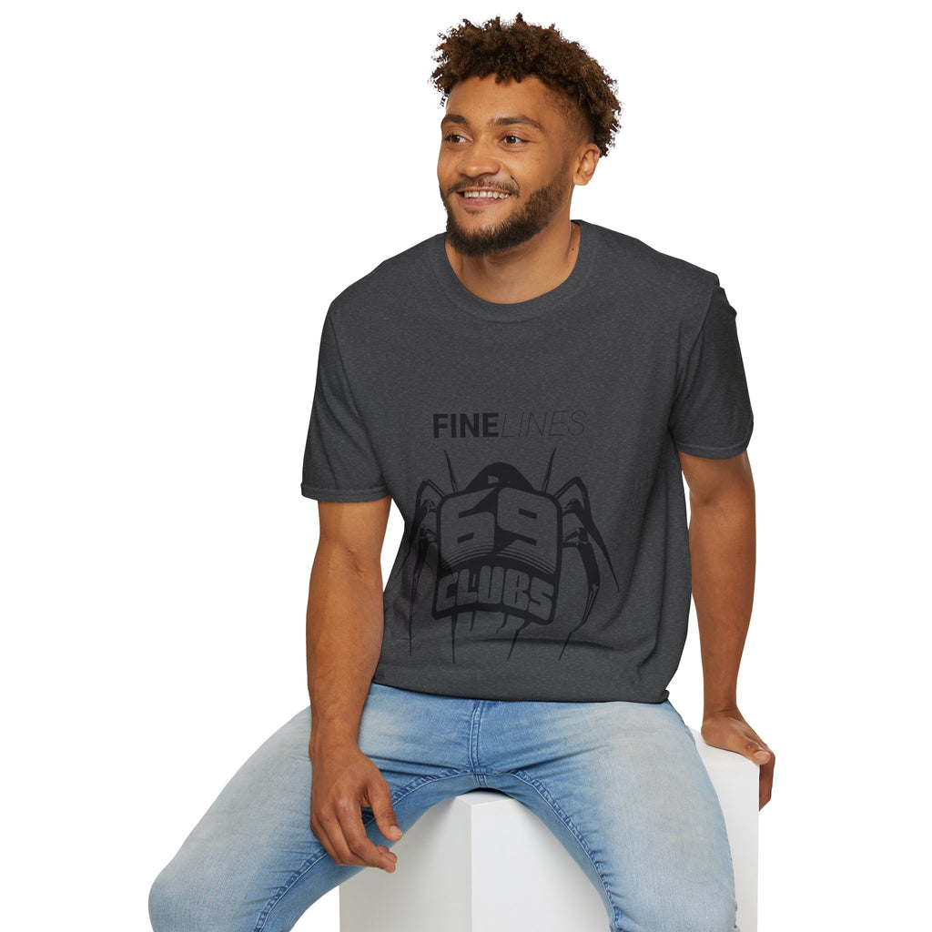 Unisex Softstyle T-Shirt with Spider Design | Casual Wear, Graphic Tee, Gift for Halloween, Unisex Apparel, Comfortable Fashion