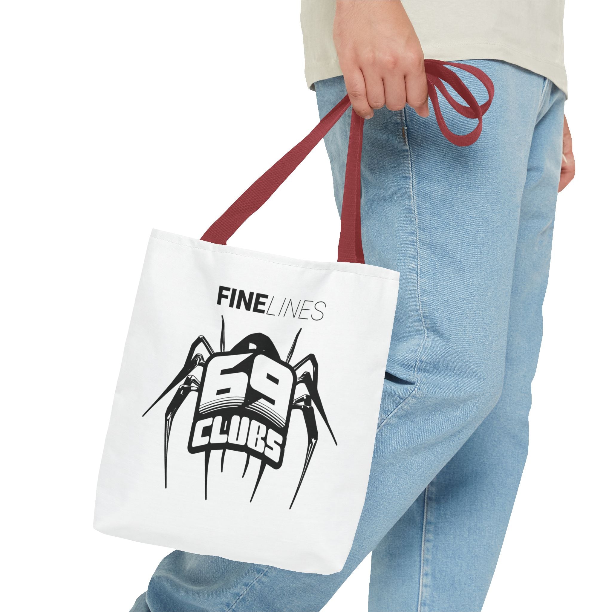 Stylish Tote Bag with 69 Clubs Design, Perfect for Everyday Use, Beach, Shopping, School, and Gifting