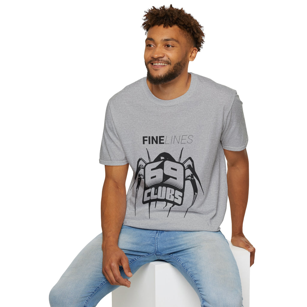 Unisex Softstyle T-Shirt with Spider Design | Casual Wear, Graphic Tee, Gift for Halloween, Unisex Apparel, Comfortable Fashion