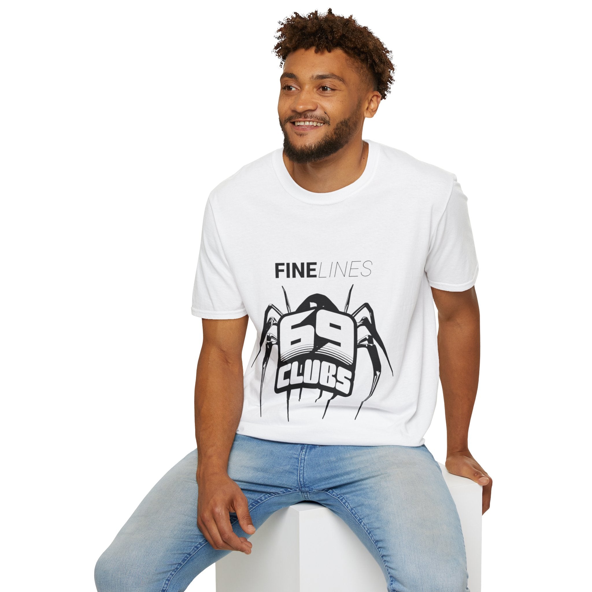 Unisex Softstyle T-Shirt with Spider Design | Casual Wear, Graphic Tee, Gift for Halloween, Unisex Apparel, Comfortable Fashion