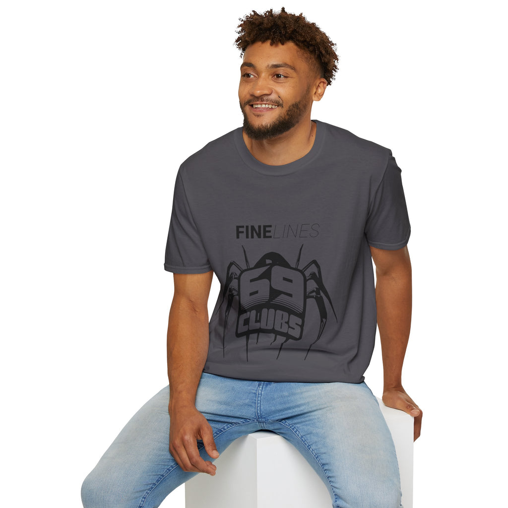 Unisex Softstyle T-Shirt with Spider Design | Casual Wear, Graphic Tee, Gift for Halloween, Unisex Apparel, Comfortable Fashion