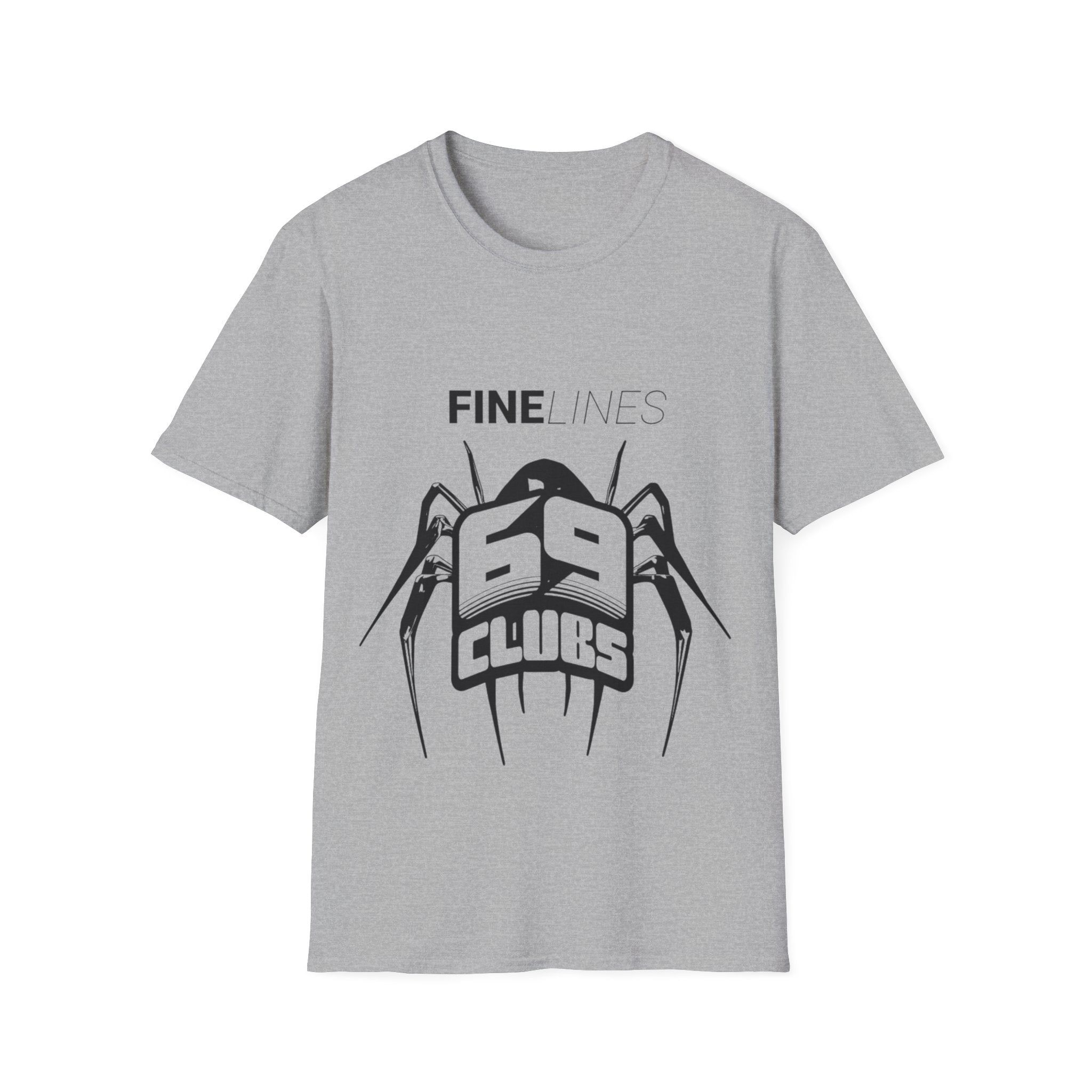 Unisex Softstyle T-Shirt with Spider Design | Casual Wear, Graphic Tee, Gift for Halloween, Unisex Apparel, Comfortable Fashion