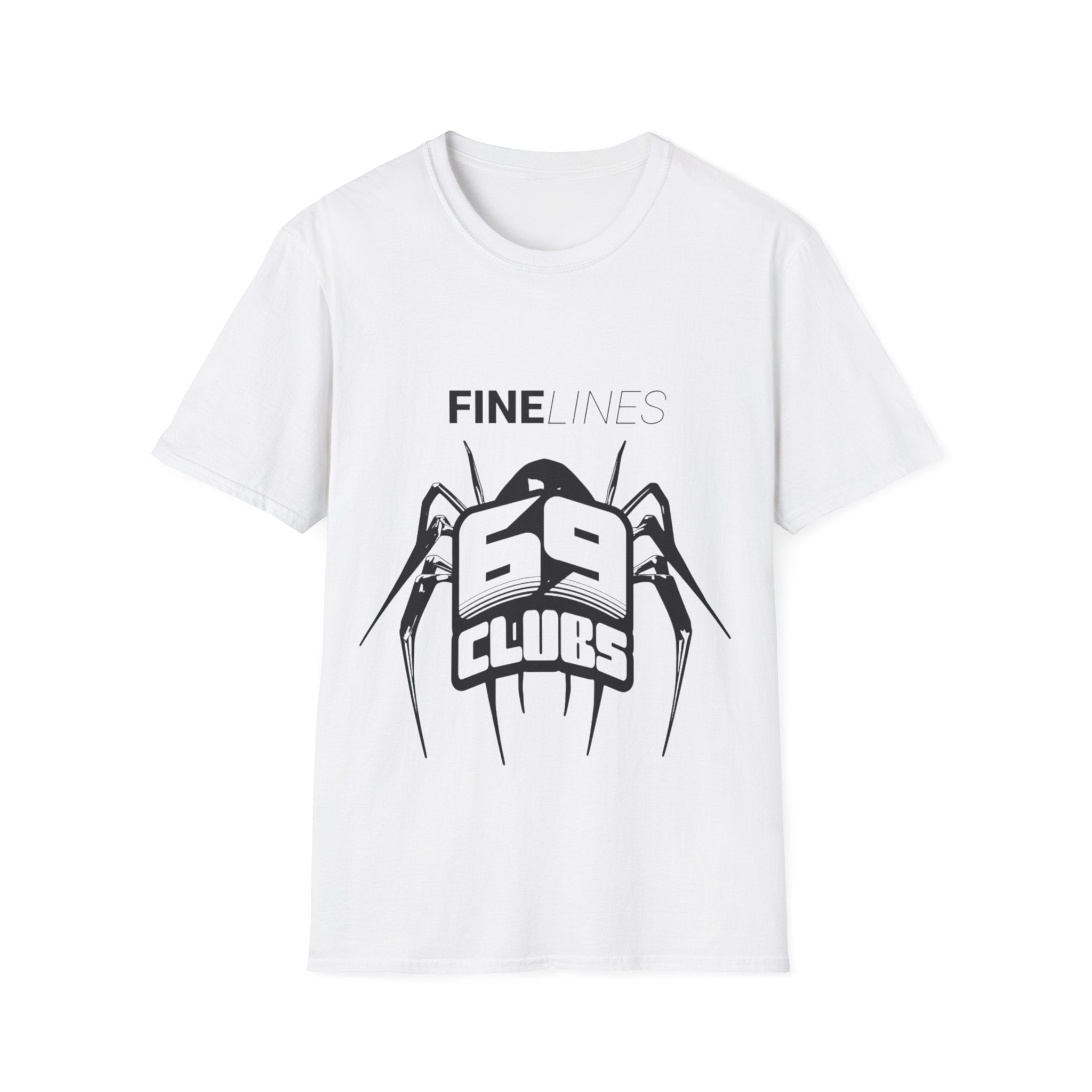 Unisex Softstyle T-Shirt with Spider Design | Casual Wear, Graphic Tee, Gift for Halloween, Unisex Apparel, Comfortable Fashion