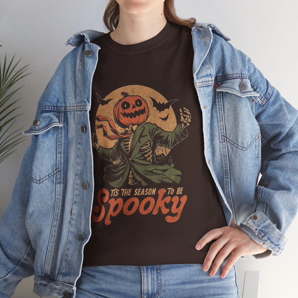 Spooky Halloween Unisex Tee, Fall Shirt, Pumpkin Graphic Tee, Halloween Costume, Seasonal Clothing