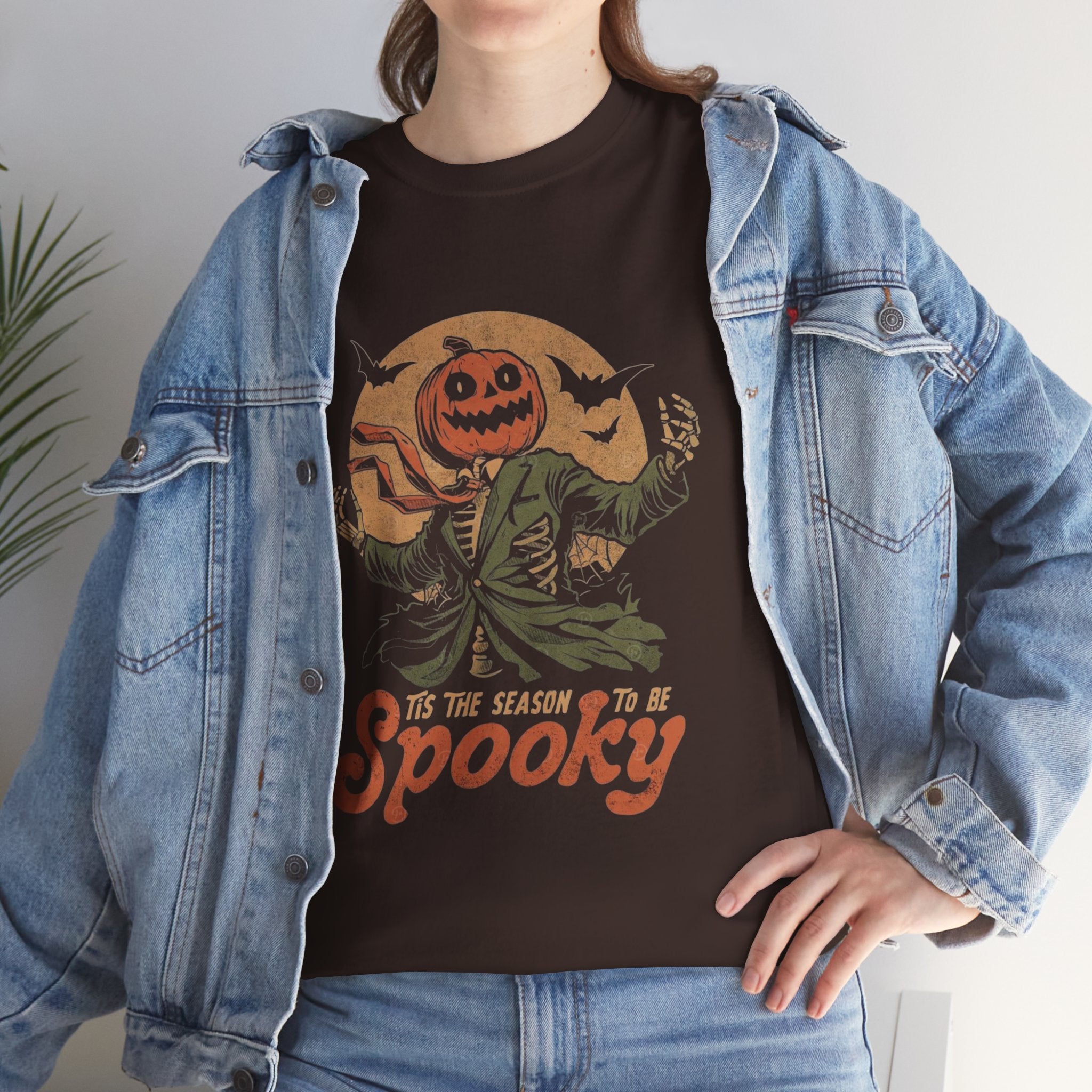 Spooky Halloween Unisex Tee, Fall Shirt, Pumpkin Graphic Tee, Halloween Costume, Seasonal Clothing
