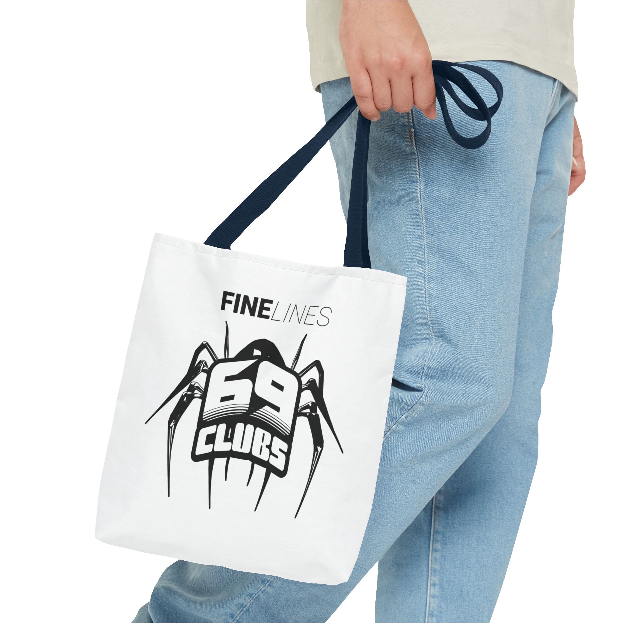 Stylish Tote Bag with 69 Clubs Design, Perfect for Everyday Use, Beach, Shopping, School, and Gifting