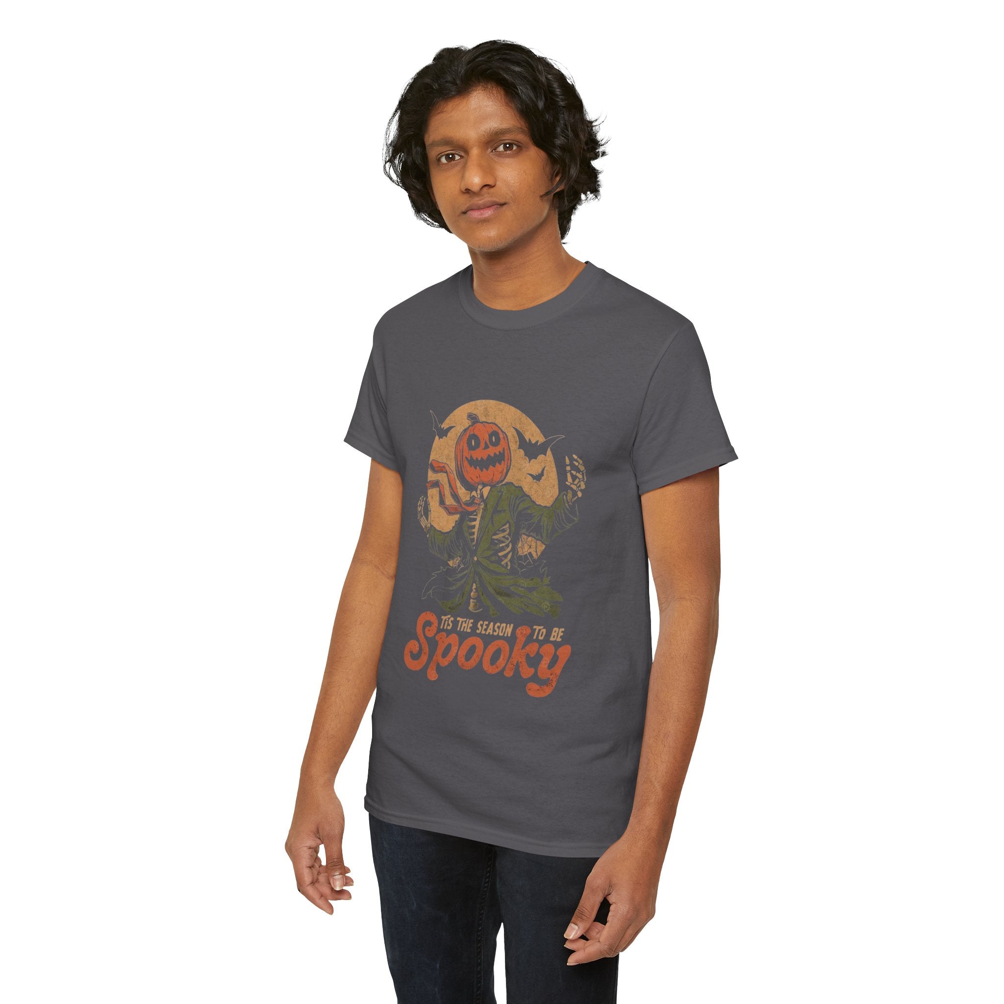 Spooky Halloween Unisex Tee, Fall Shirt, Pumpkin Graphic Tee, Halloween Costume, Seasonal Clothing