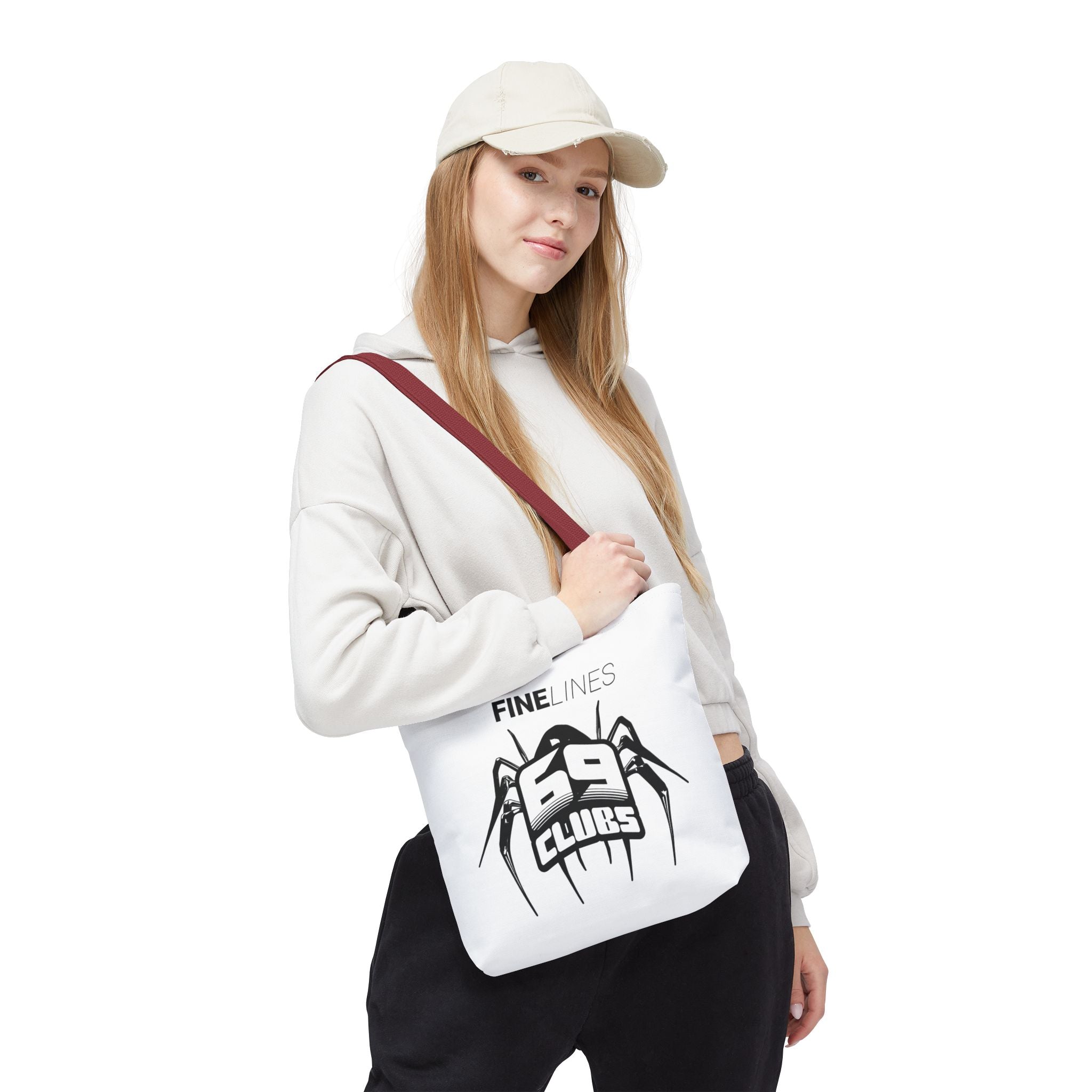 Stylish Tote Bag with 69 Clubs Design, Perfect for Everyday Use, Beach, Shopping, School, and Gifting