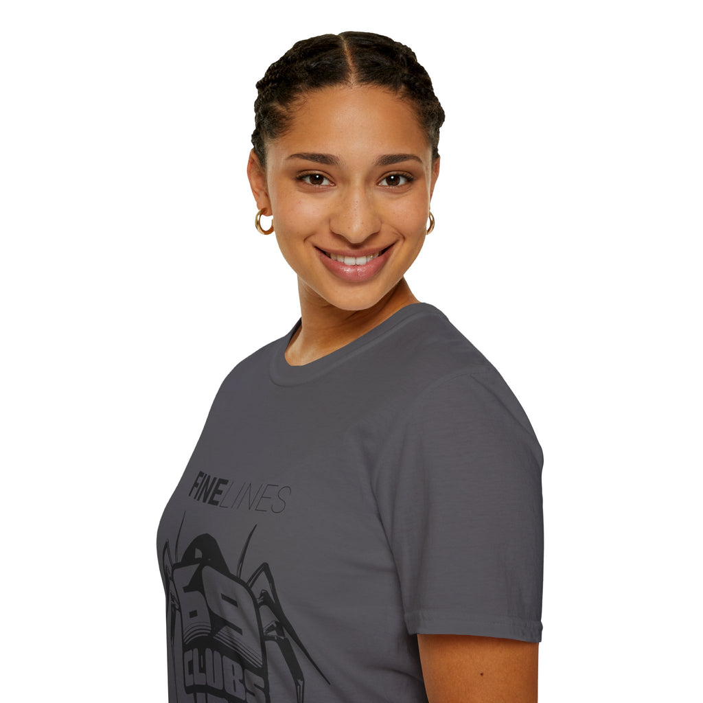 Unisex Softstyle T-Shirt with Spider Design | Casual Wear, Graphic Tee, Gift for Halloween, Unisex Apparel, Comfortable Fashion