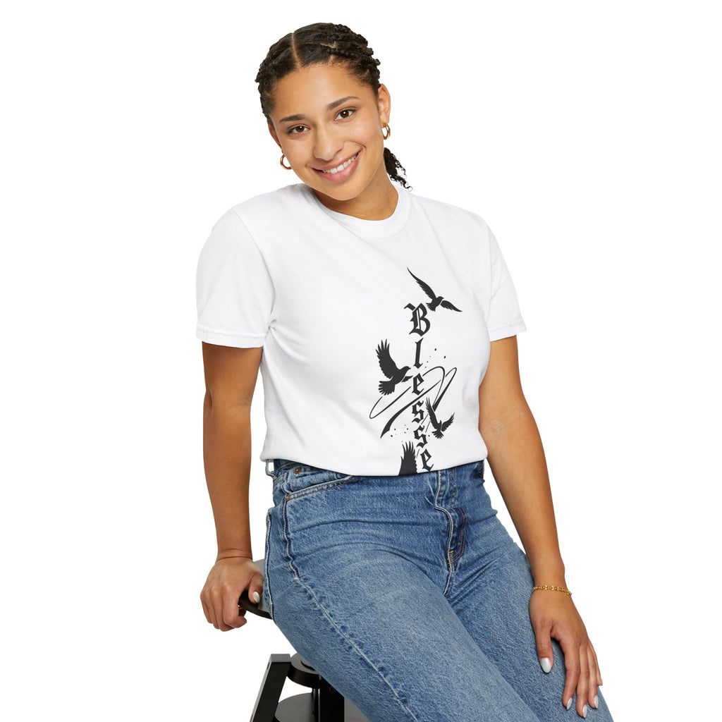 Blessed Unisex Garment-Dyed T-Shirt | Bird Graphic Tee | Casual Wear, Everyday Style, Gift for Friends, Inspirational Fashion, [...]
