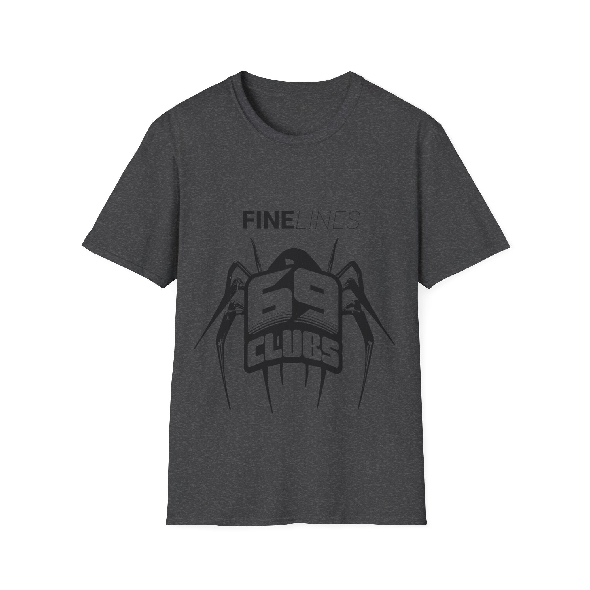 Unisex Softstyle T-Shirt with Spider Design | Casual Wear, Graphic Tee, Gift for Halloween, Unisex Apparel, Comfortable Fashion